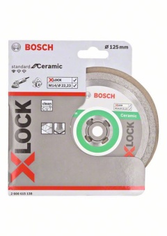 2608615138 Bosch X-LOCK алмазный круг Standard Ceramic 125 мм 2.608.615.138 с доставкой
